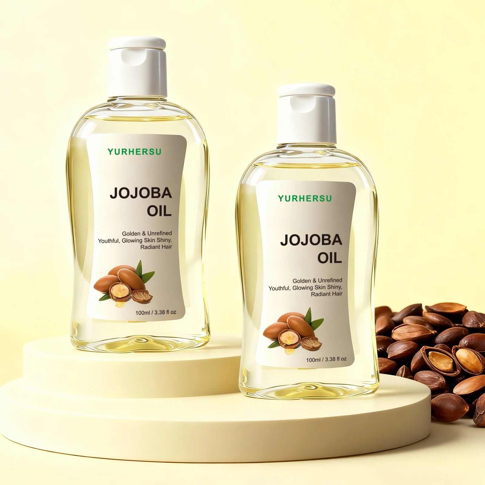 100% Pure Jojoba Oil for Hair – Anti-Frizz & Deep Hydration 100ml Hair Treatment Oil Oasis Select JOJOBAOIL2