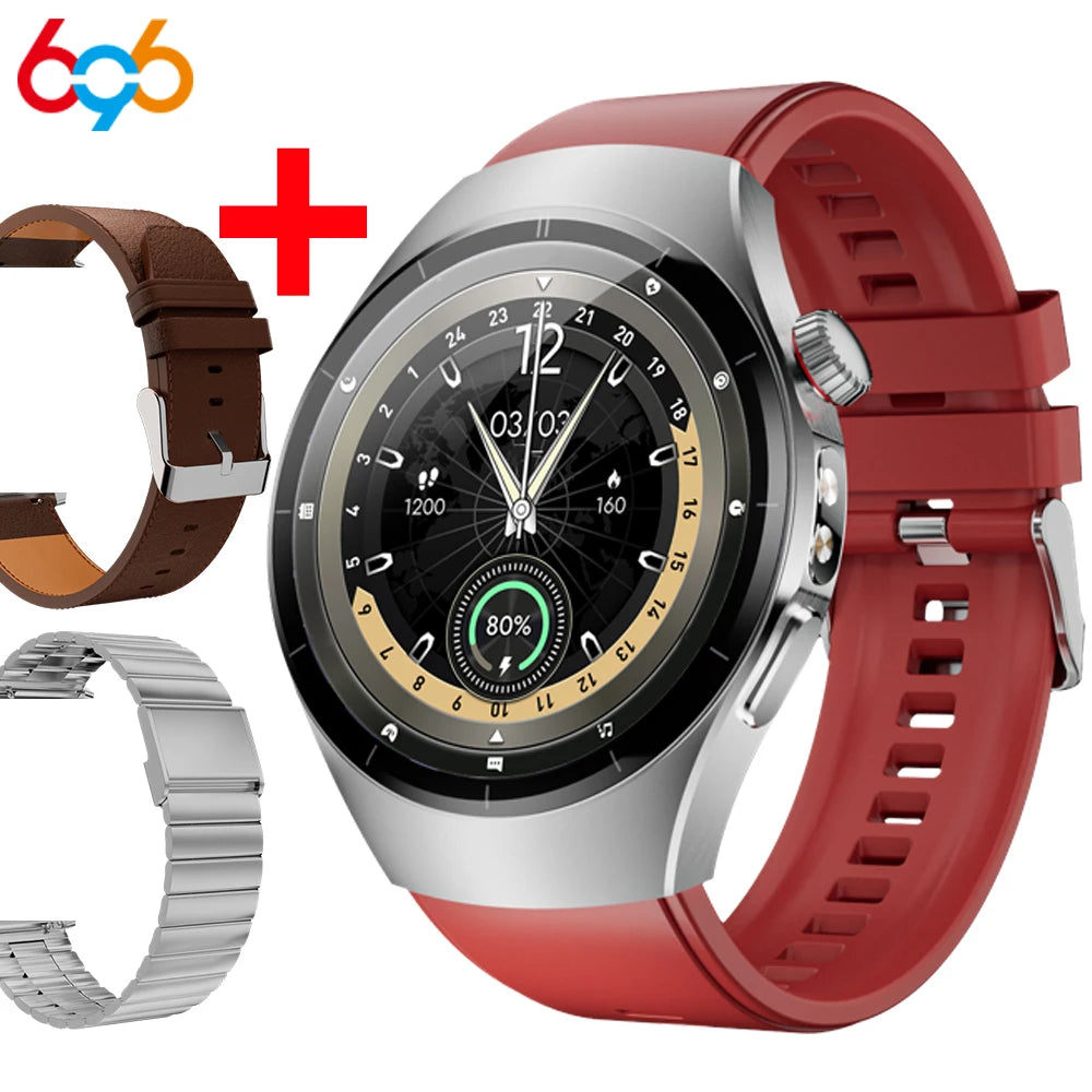 New Strong Light Flashlight Bracelet BT Call Smartwatch Men Health Monitor Sports Multilingual Business Smart Watches Waterproof Oasis Select SVRDS