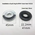 For M14 Quick Release Self-Locking Grinder Pressing Plate Angle Grinder Flange Nut Power Chuck Set Replacement Clamping Tool Oasis Select G
