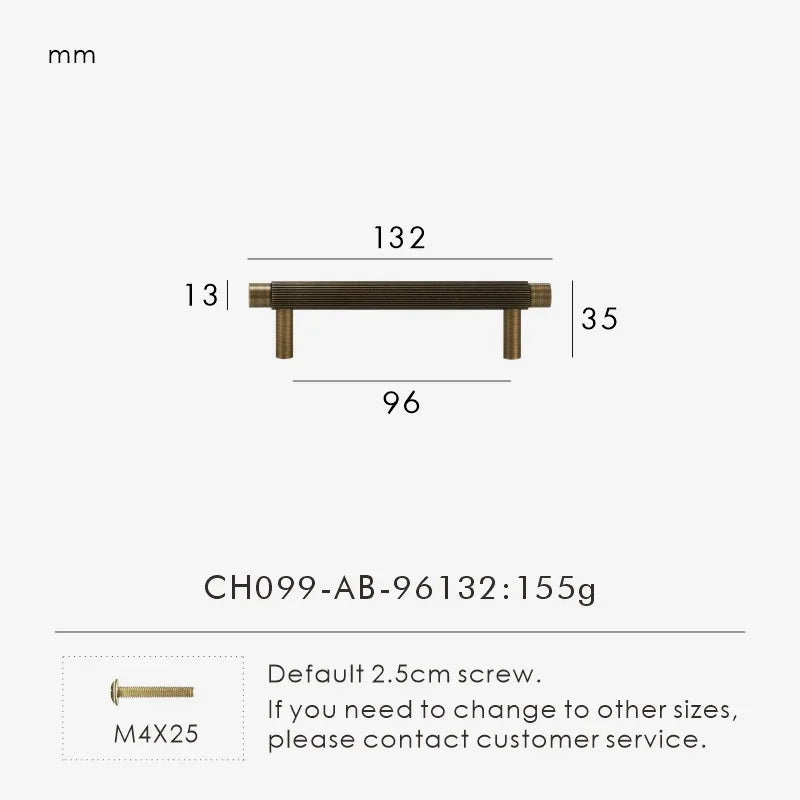 Solid Brass Linear Cabinet Handle Drawer Tbar Cabinet Door Pull White Matte Gold Bronze Available Many Size Opation Oasis Select CH099-AB-96132