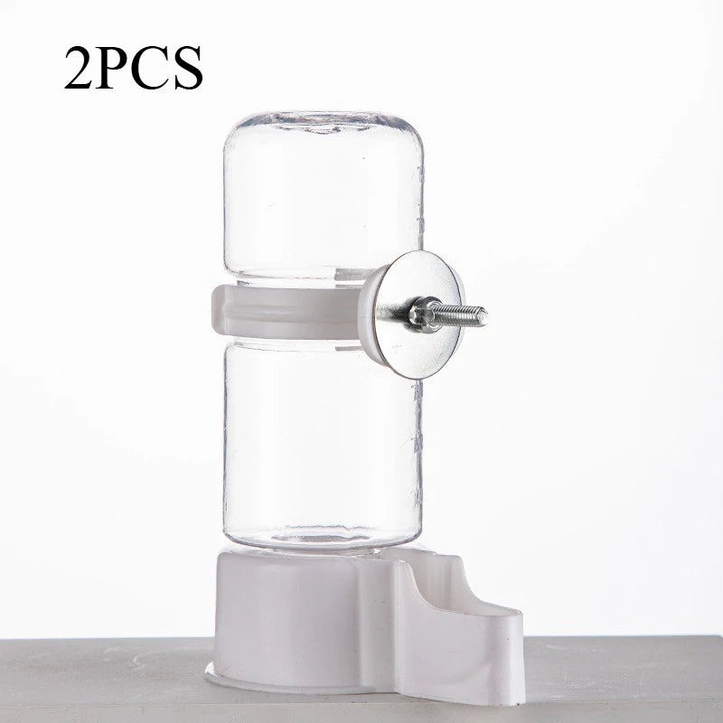 2 pieces of bird water dispenser, automatic water feeder, plastic cage-type water dispenser (not suitable for food feeding) Oasis Select WHITE