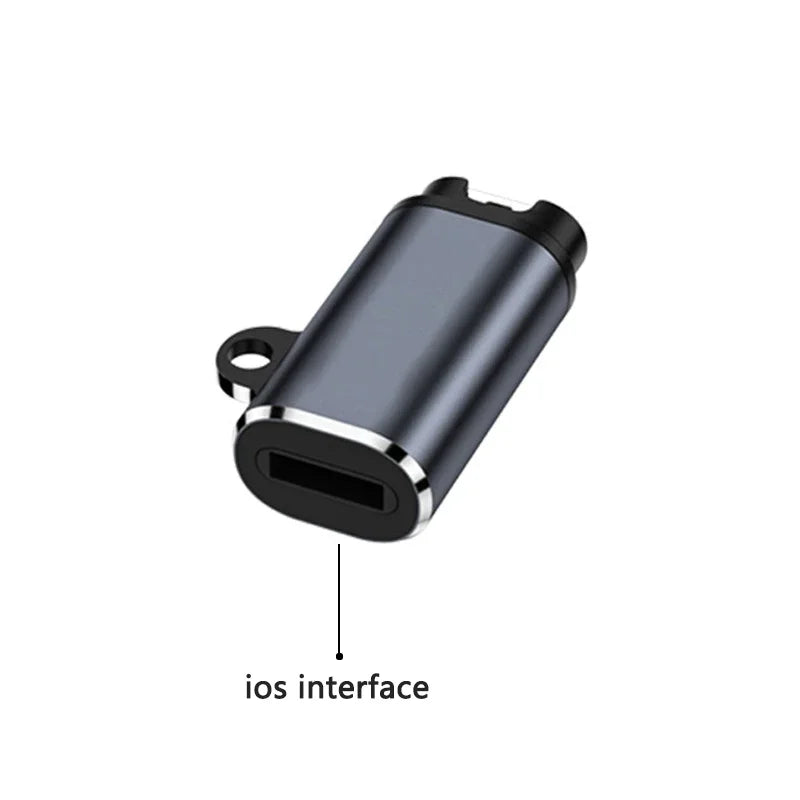 USB-C/Micro/Lightning to 4-Pin Charger Adapter for Garmin Watch Charging Adapter Oasis Select T9