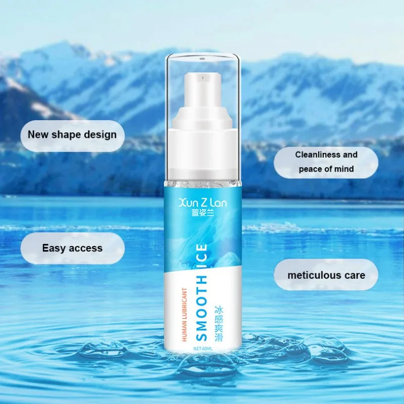 Cooling Lube & Warming Lube For Couples Intense Orgasm Gel 60ml Passion, Pleasure Moisture, Smooth Ice Lubricant For Vagina Anal Oasis Select