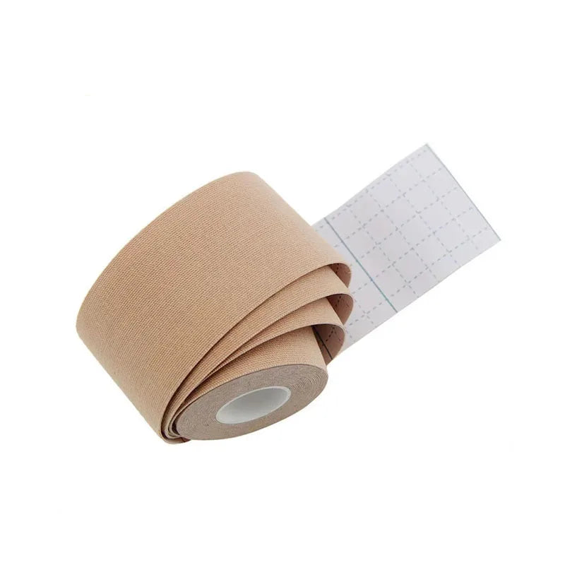 1pcs Kinesiology Tape Roll Cotton Elastic Adhesive Muscle Bandage Strain Injury Support Neuromuscular Sport Kinesiotape Oasis Select Beige 10cm