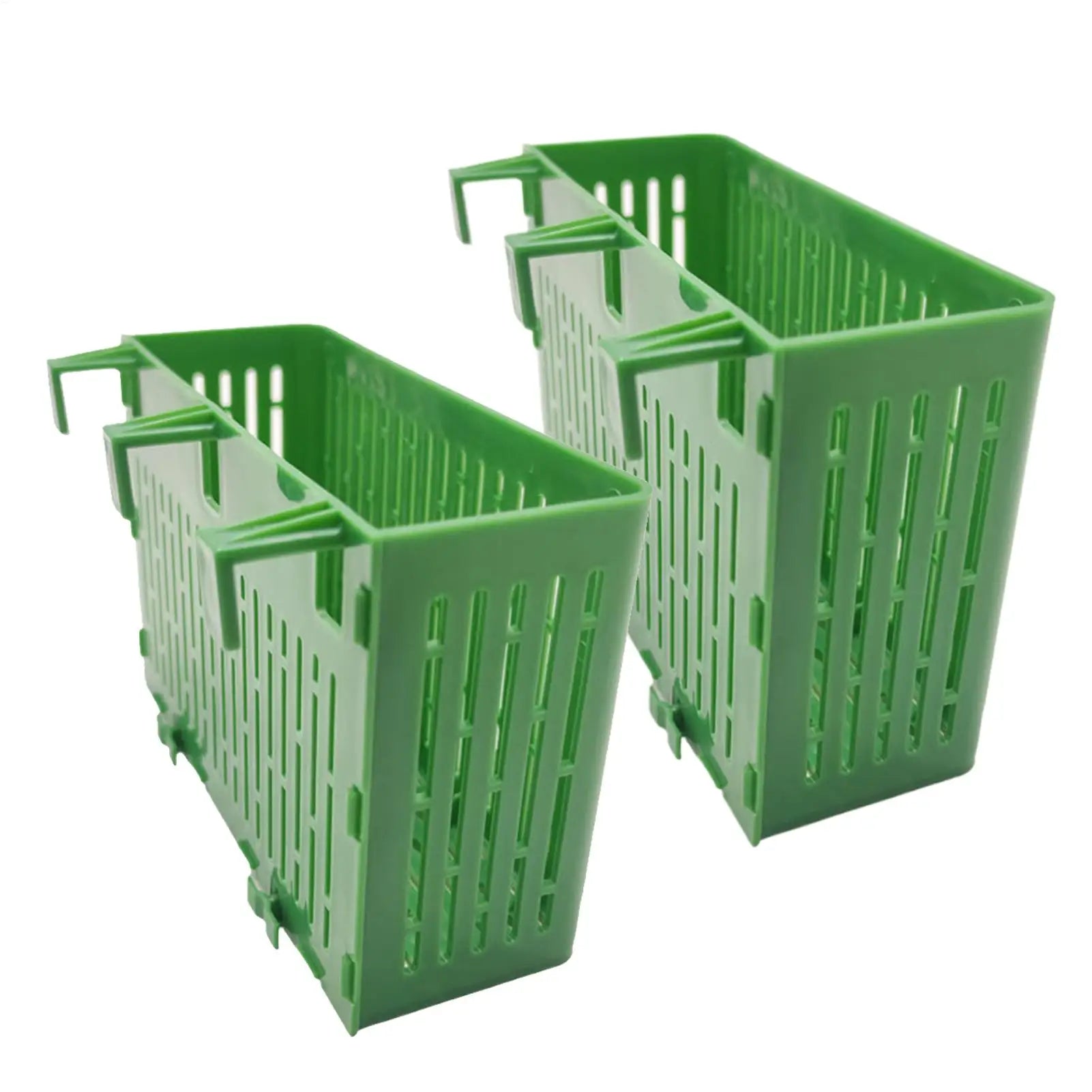 Aquarium Plant Stand Adsorbable Hydroponic Plant Storage Plastic Aquarium Square Hollow Storage Basket Fish Tank Decorations Oasis Select