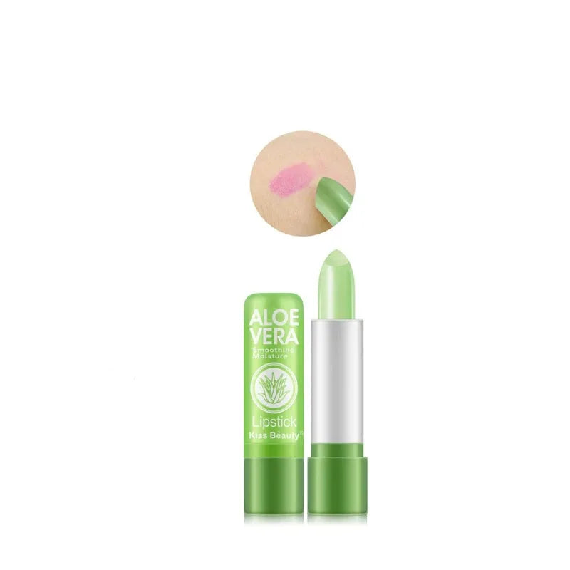 1PC Moisturizing Aloe Color Changing Lipstick Long Term Moisturizing and Moisturizing Lipstick Lip Color Lip Care Oasis Select