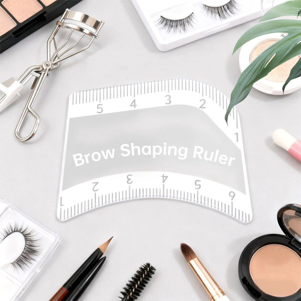 1PC Brow Mapping Ruler Eyebrow Shaping Ruler 1 Minute Fast Drawing Design Brow Easy Tool Microblading Permanent Mekeup Stencils Oasis Select