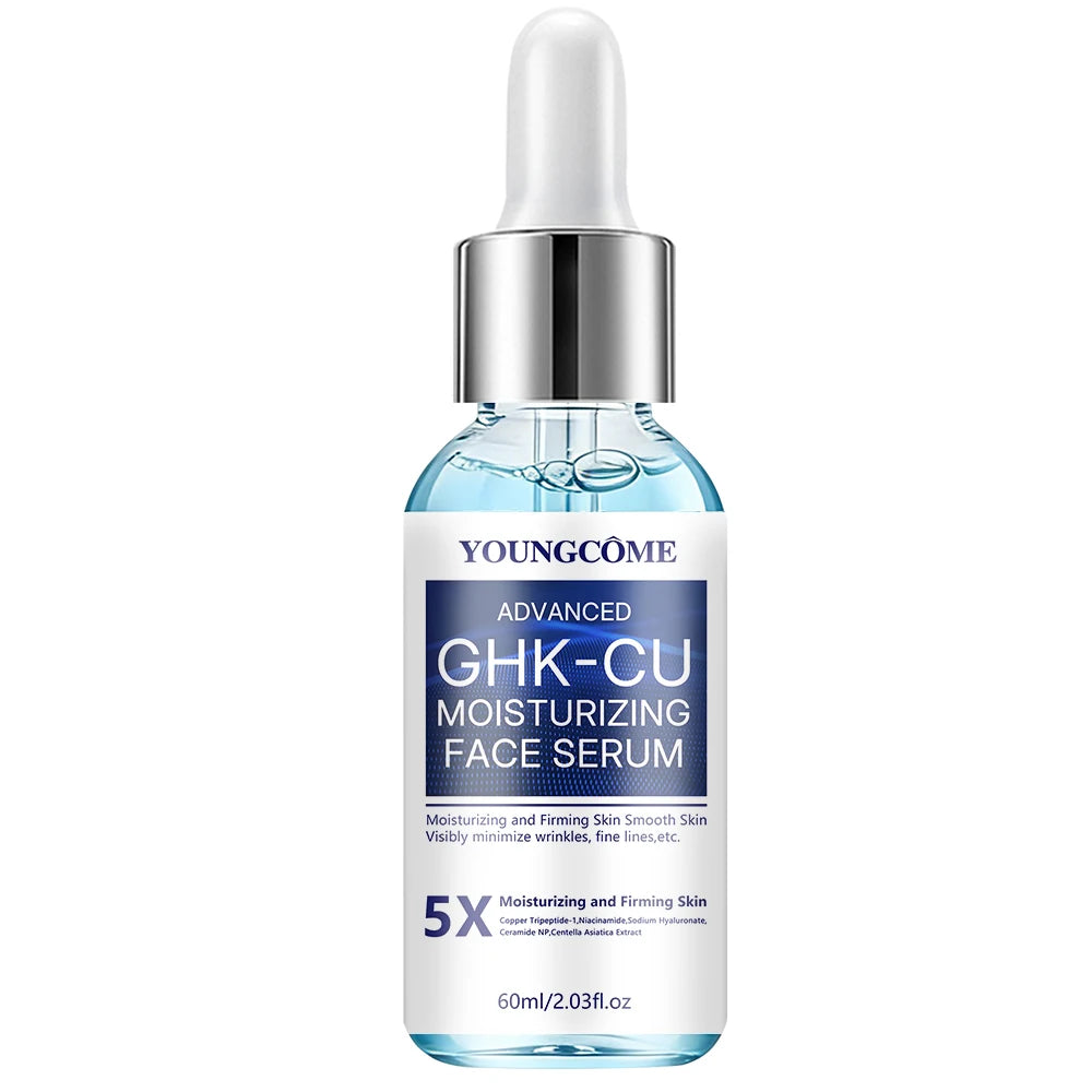 GHK-CU Copper Peptide Anti-Aging Face Cream & Serum - Firming & Hydrating Moisturizer for All Skin Types, Skincare for Women Oasis Select 60ml