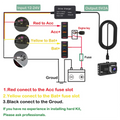 Parking Surveillance Cable for 4K A800S A500S D06 D07 D08 M300 Hardwire Kit UP02 for Car DVR 24H Parking Monitor Oasis Select Default Title