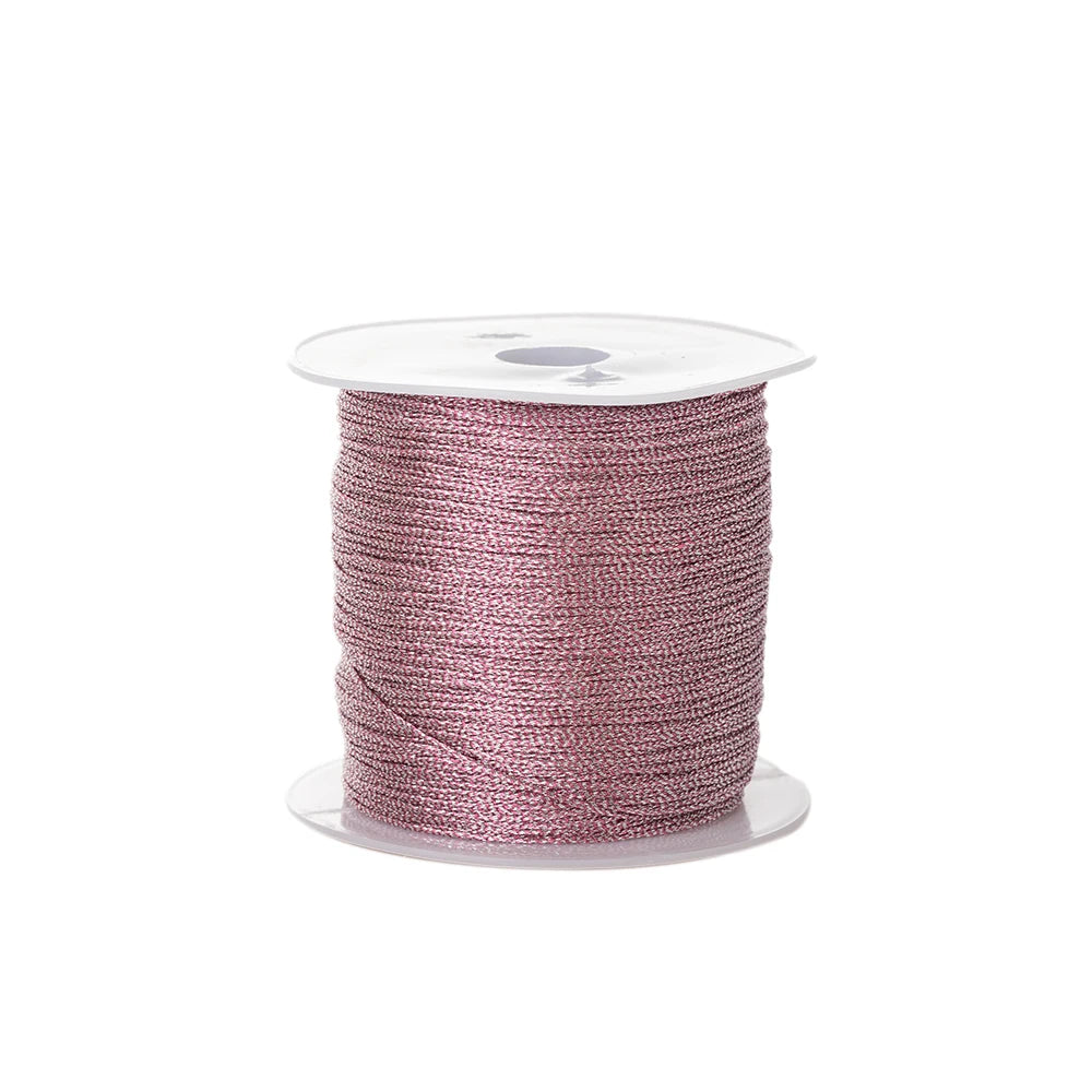 50m Crafts Nylon Cord Jewelry Making Beading Braided Satin String