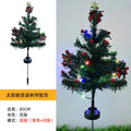 Led Solar Waterproof Christmas Tree Lawn Light Outdoor Snowflake Christmas Tree Ground Lamp Courtyard Garden Decorative Light Oasis Select Solar Christmas tree