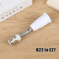 SXH 1Pc B22 To E27 Extender Screw E26 Bulb Holder Adapter 90 Drgee Rotatable Bendable Light Socket Holder Converter Oasis Select Default Title