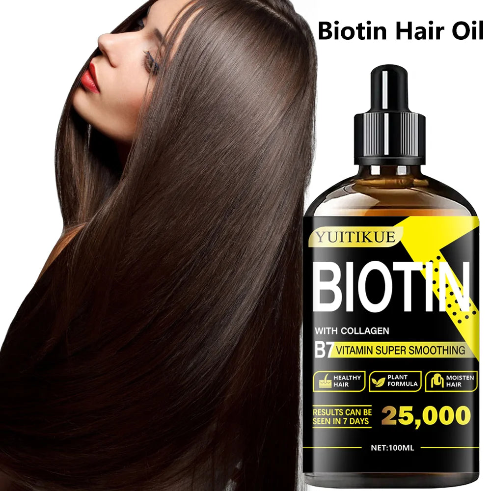 YUITIKUE Biotin Hair Oil – Collagen & Vitamin B7, 100g