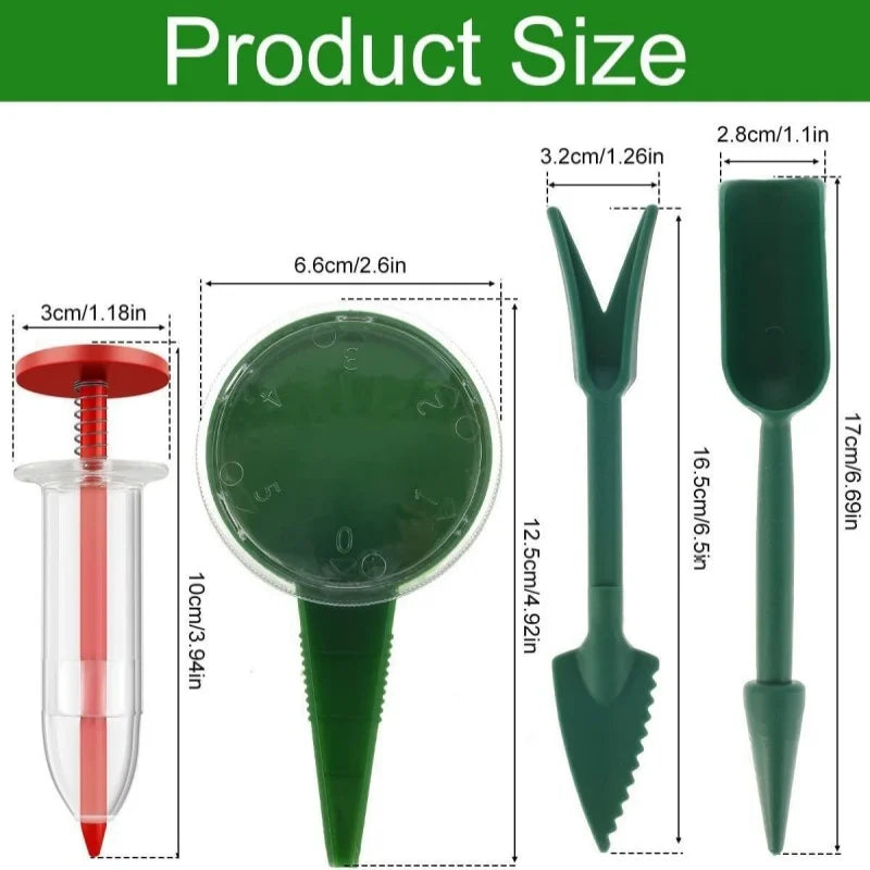Manual Seed Sower Adjustable Seed Depth Hand Planter with Seed Spacing Control Seed for Vegetables Flowers Garden Tool Oasis Select