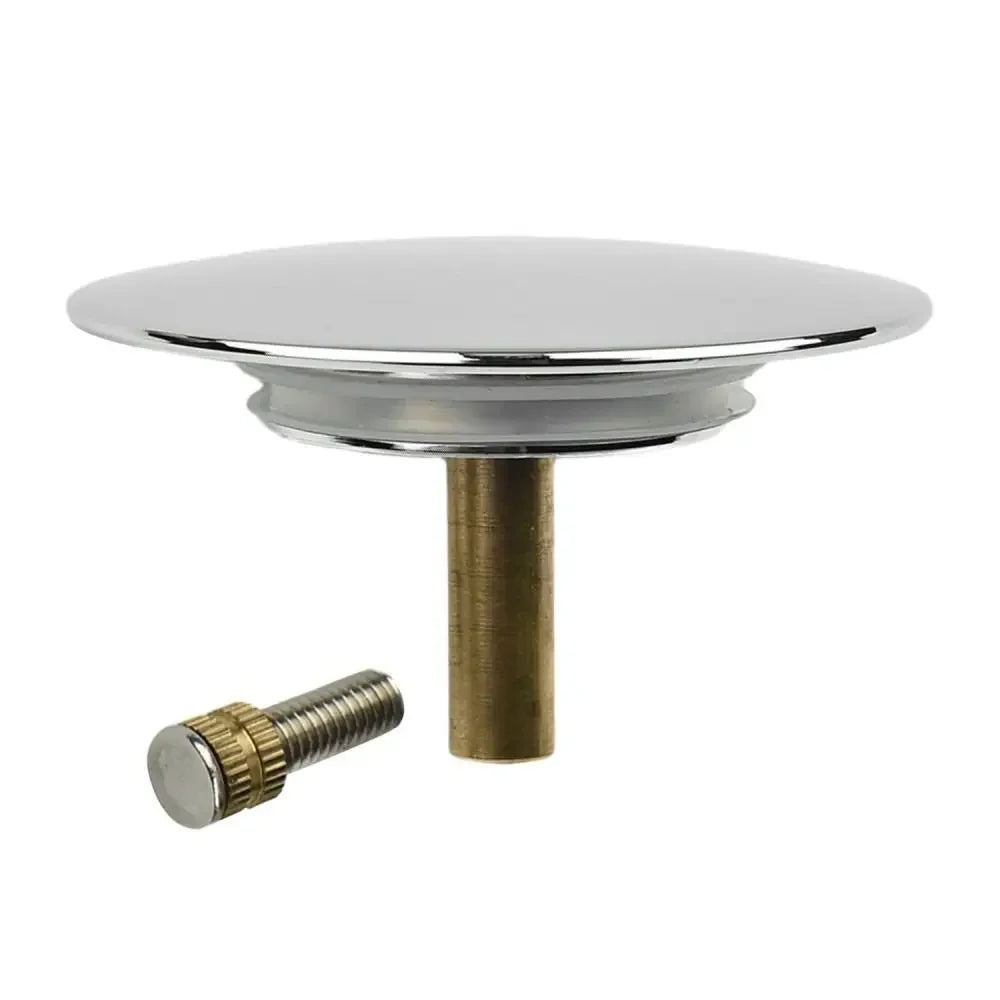 1Pcs Durable Pop Up Waste Stopper Bathtub Plug Brass Only Flat Seal Bath Stopper Adjustable 70mm Bathroom Tub Drain Filter Oasis Select