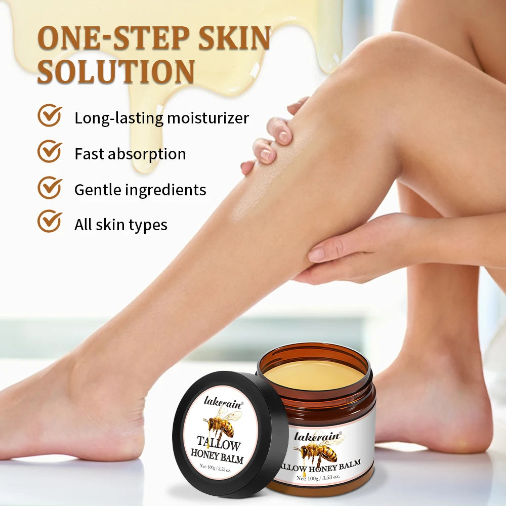Tallow Honey Balm Long-lasting Moisturizing Skincare Beef Tallow Face Cream Nourishing Body Lotion Face Cream Care Cosmetics Oasis Select