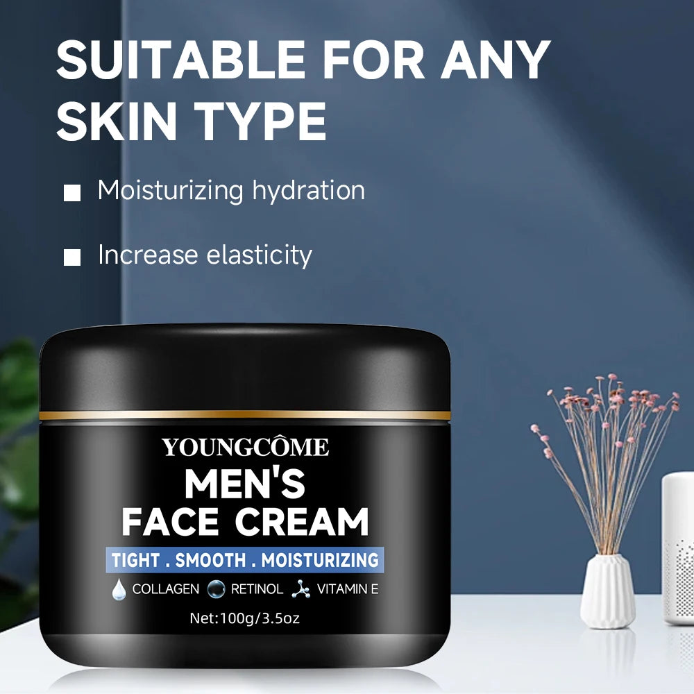Men's Collagen Moisturizing Cream with Retinol and Vitamins, Refreshing and Hydrating,Anti-Wrinkle Aging Moisturizing Cream Oasis Select