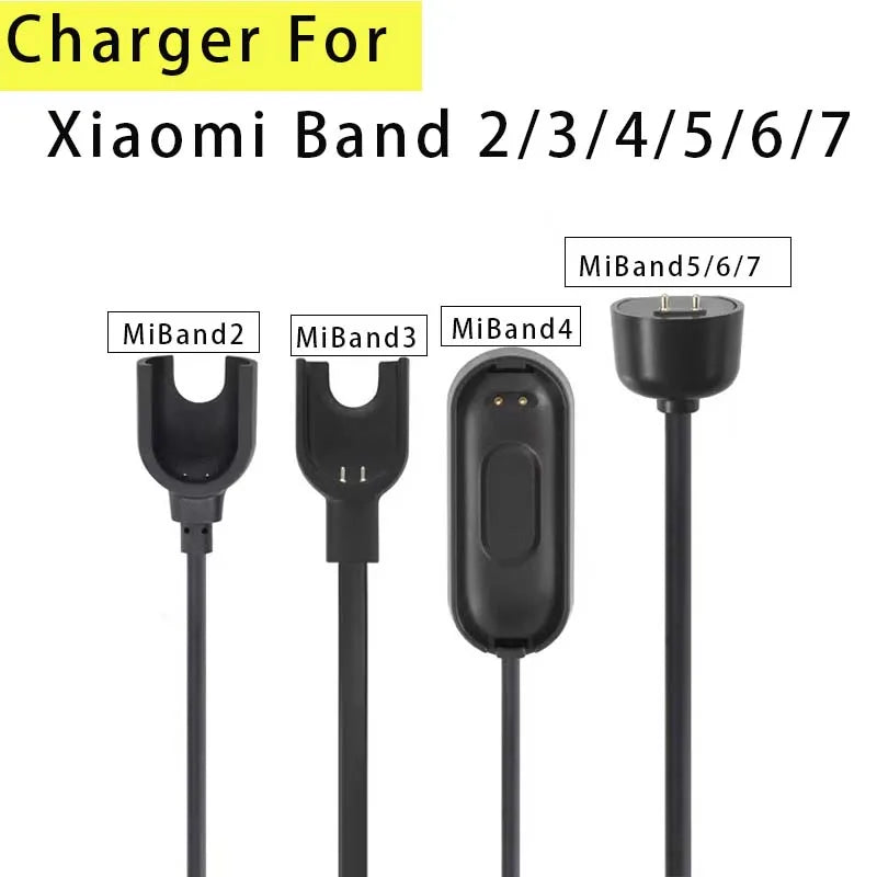 Magnetic USB Charger for Xiaomi Mi Band 2 3 4 5 6 7 Cable Magnetic Charging Cable Oasis Select