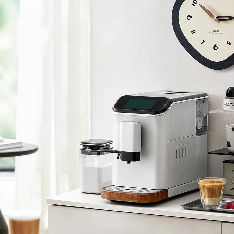 LZHZXY Fully Automatic Espresso Machine – Grinder & Dual Boiler