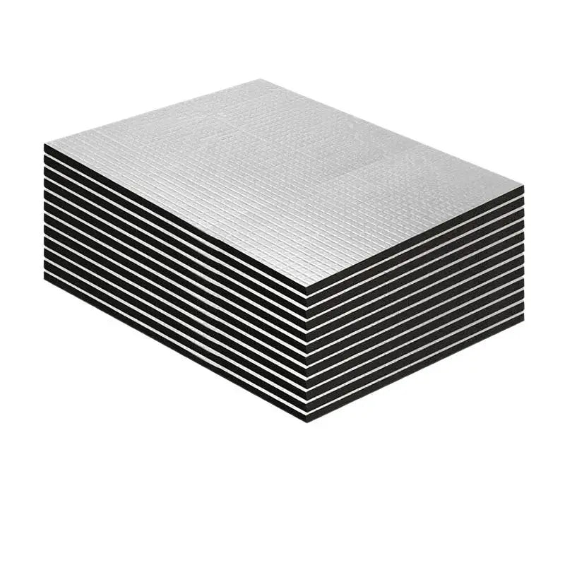 10Pcs Car Sound Insulation Door Sound Deadener Heat Insulation Engine Hood Heat Insulation Drain Pipe Sound Reduction Pads Oasis Select