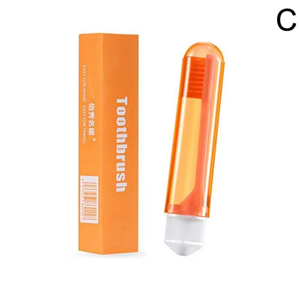 Travel Portable Folding Toothbrush Super Soft Bristle Toothbrush Fold Travel Camping Hiking Outdoor Easy To Take Teethbrush Oasis Select C