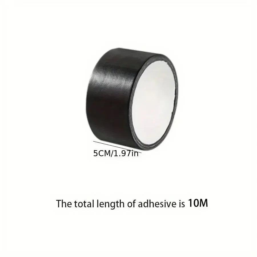 Black Leather Repair Tape – Adhesive Patch for Sofa & Car Seats