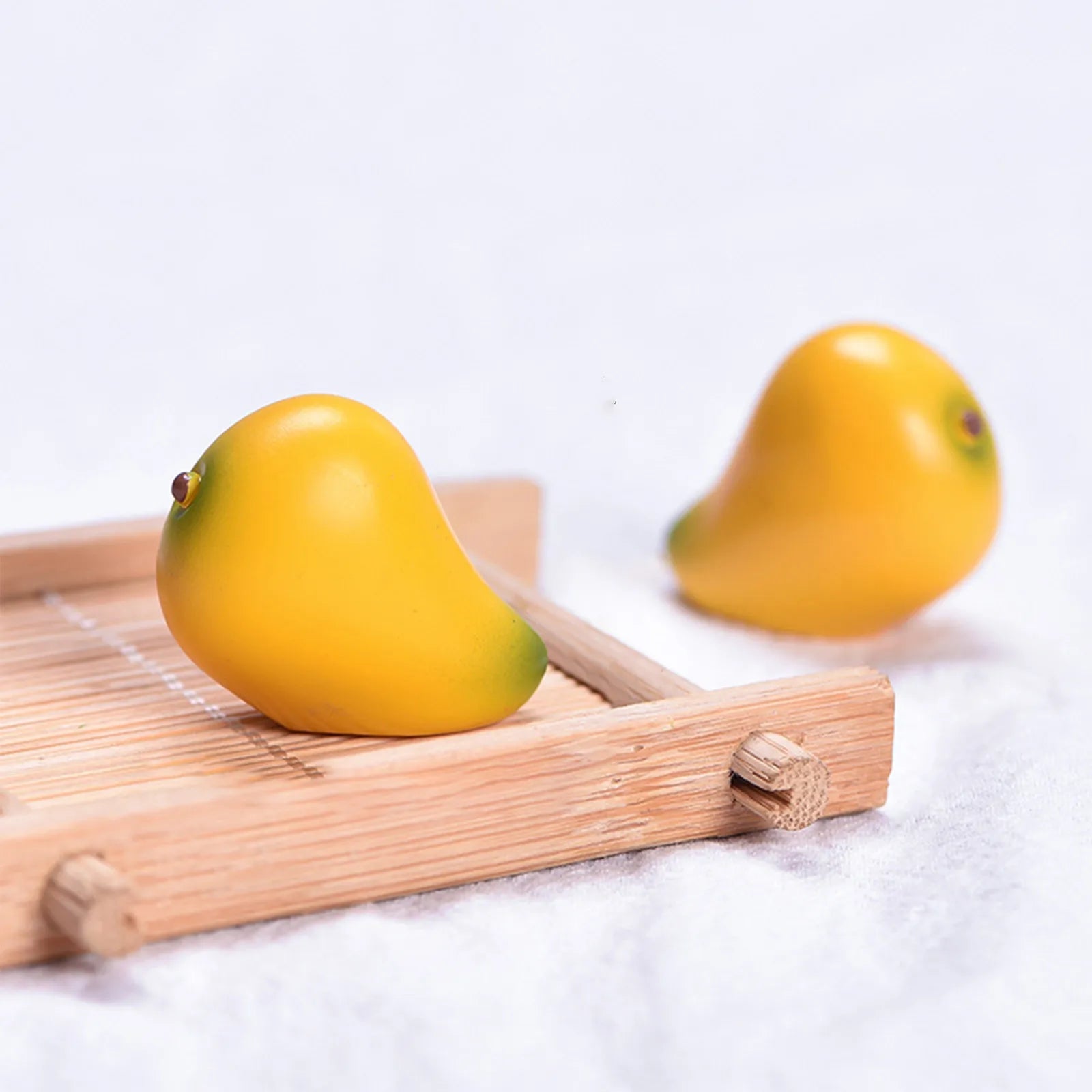 Miniature Resin Fruit Figurines – Litchi & Strawberry Desk Decor Miniature Figurine Oasis Select C One Size