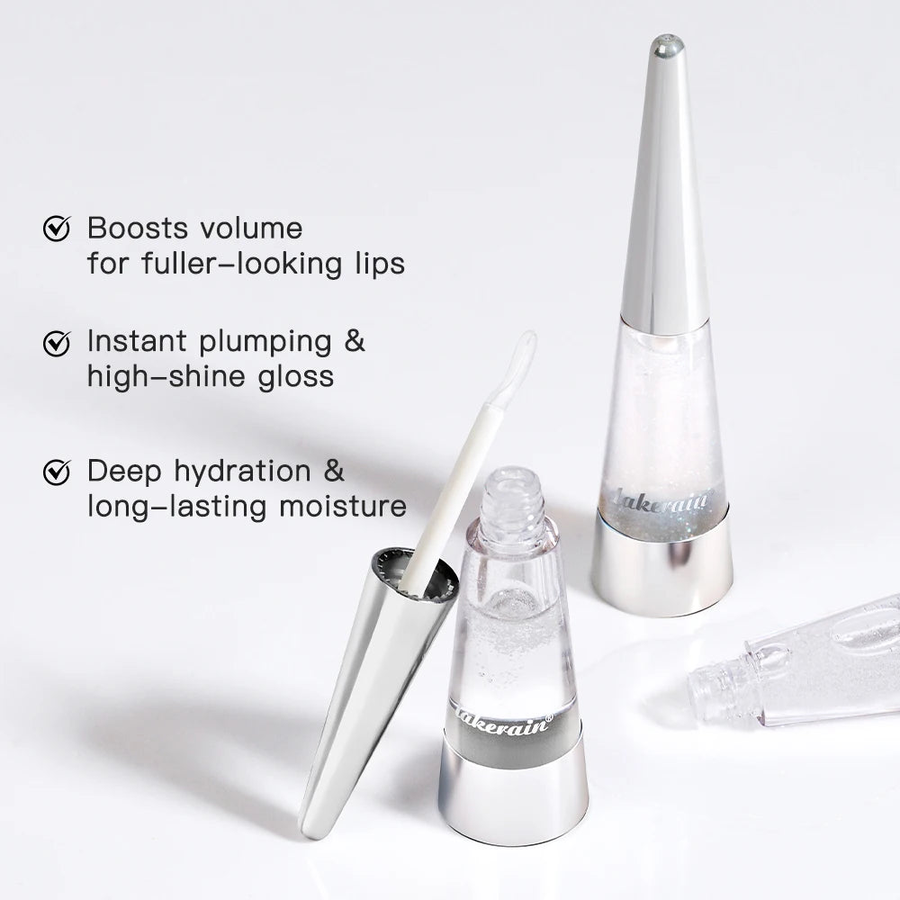 Instant Plumping & High Shine Lip Gloss Deep Hydrate Long-Lasting Moisturizing Lip Plumper Serum Sexy Lips Care Korean Makeup Oasis Select