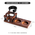 Premium Wood Coffee Tamper Mat Station Stand Portafilter Holder Filter Screen Holder Espresso Tamping Storage Rack 51/53/58mm Oasis Select 1pc