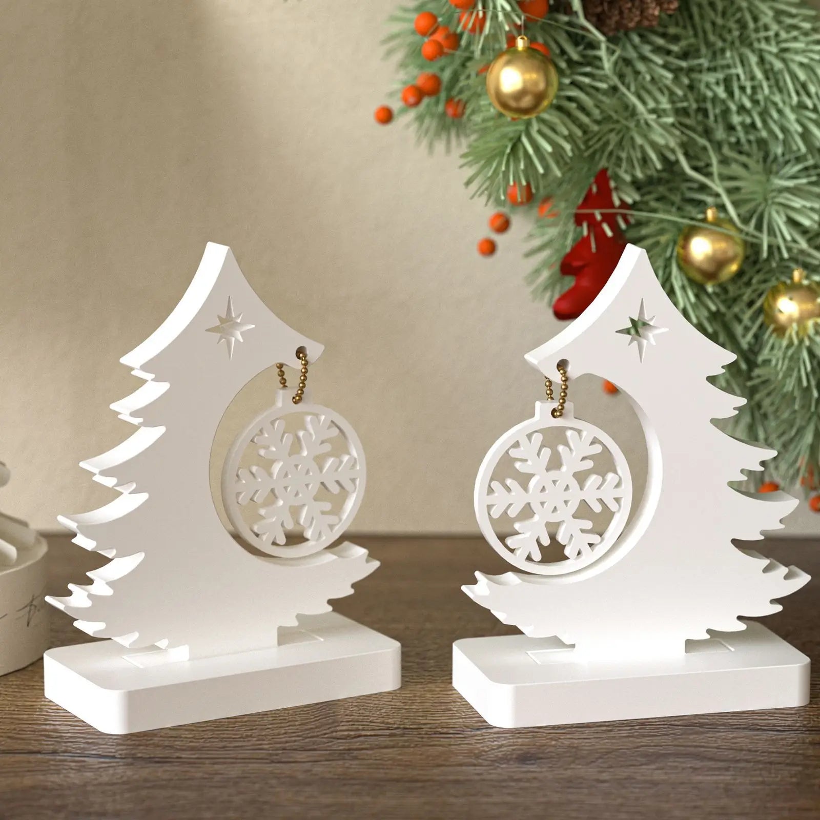 DIY Resin Mold Christmas Tree Snowflake Hanging Ornament Aromatherapy Gypsum Silicone Mold Oasis Select