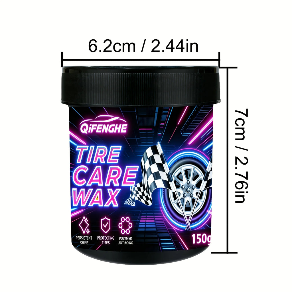 Tire Blackening Coating Paste – Shine & Protective Polish Wax Tire Polish Wax Oasis Select