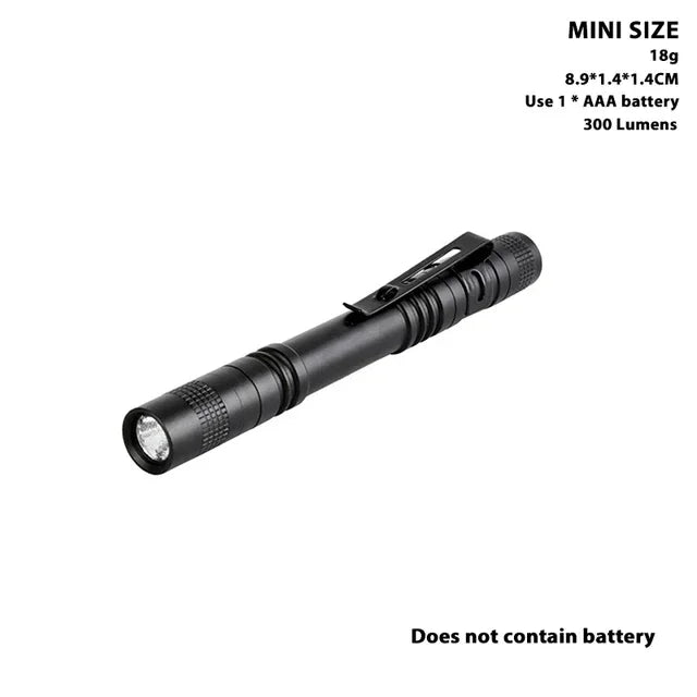 ESMARTER Mini LED Pen Flashlight | Waterproof AAA Torch