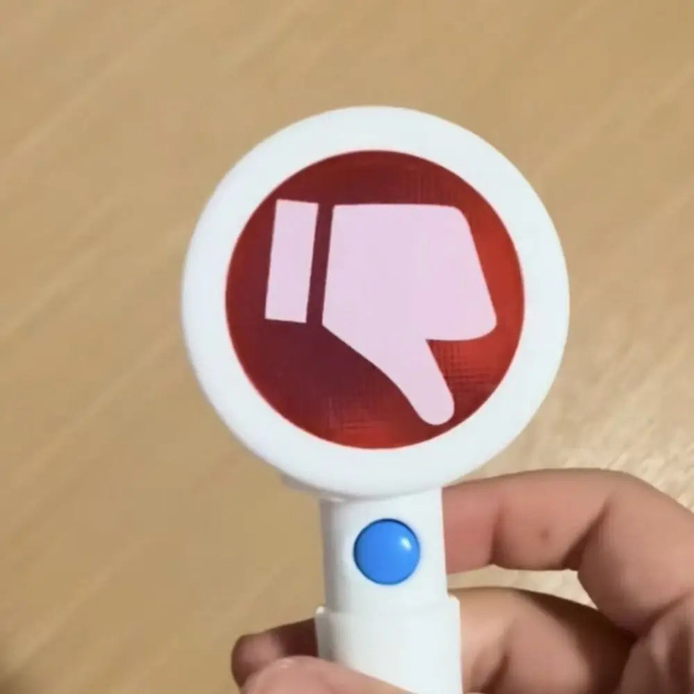 Double-Sided Sound Toy Electronic Voice Response Hand Paddle Toy Mini Capsule Abstract Novelty Tabletop Decor Gift Giving Oasis Select