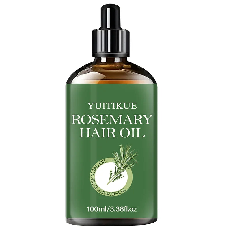 YUITIKUE Rosemary Essential Hair Oil, Deeply Moisturizes Hair, Leaves It Smooth, Shiny and Manageable Oasis Select 1pc