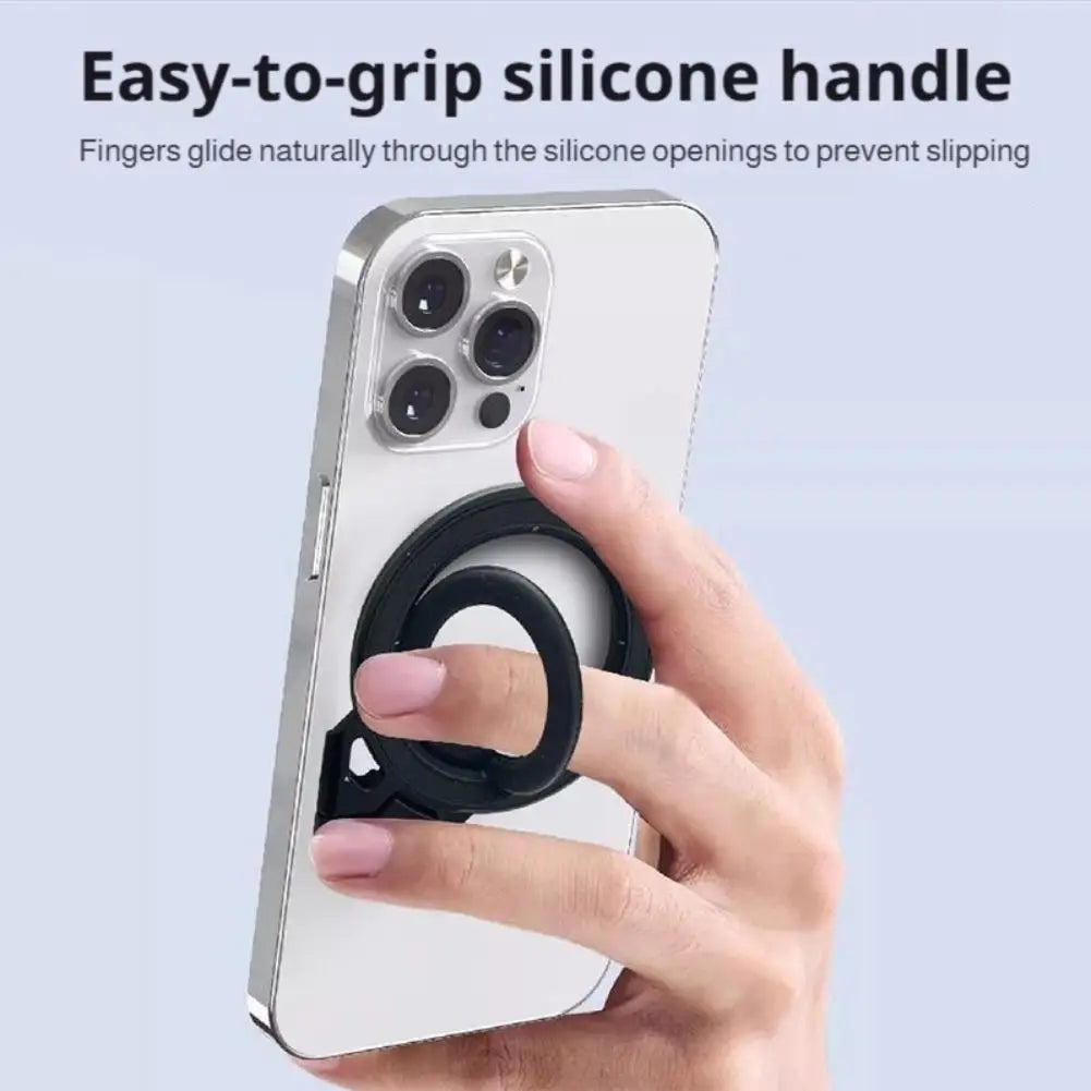 Magnetic Phone Ring Holder – 360° Rotatable MagSafe Stand