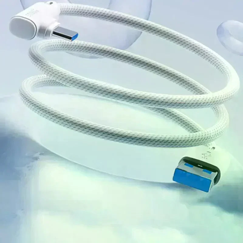 240W USB-A to USB-C 90° Fast Charging Cable 1M 1.5M 2M