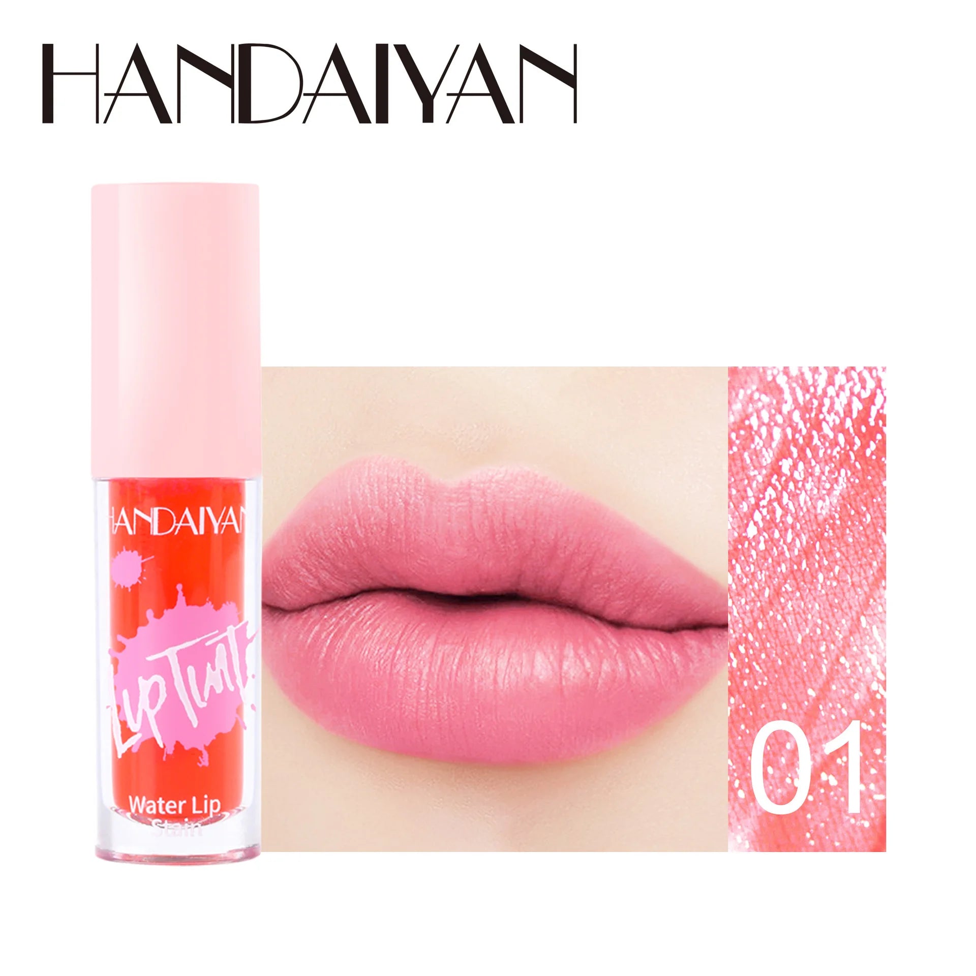 Handaiyan 6-Color Glossy Lip Stain & Cheek Tint | Long-Lasting