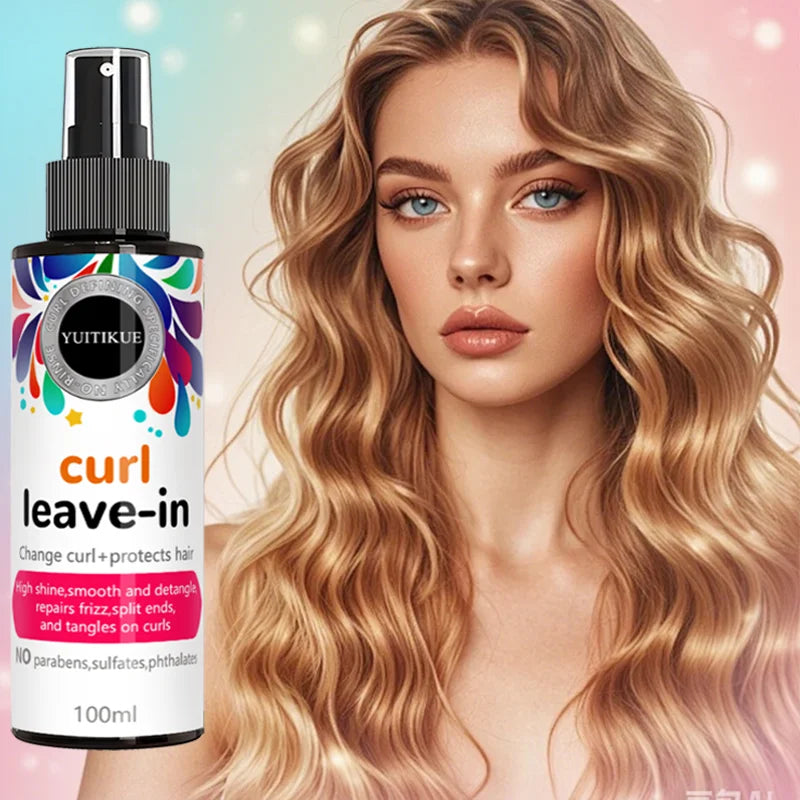 YUITIKUE Leave-In Curl Spray – Frizz Repair & Shine 100ml