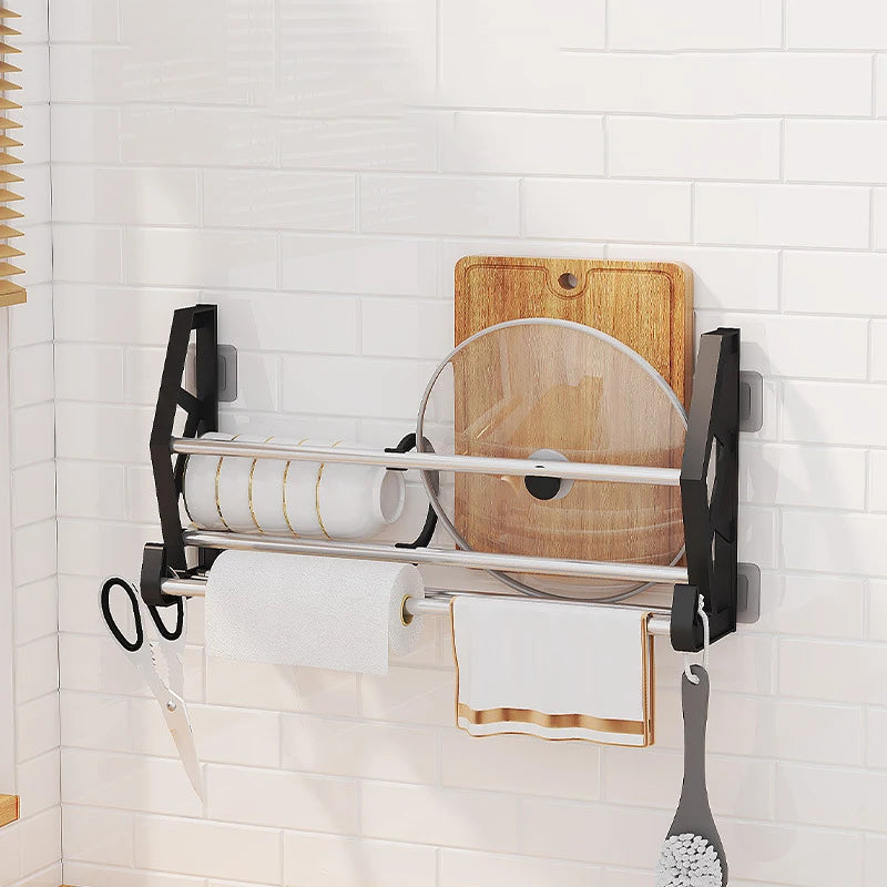 Wall-Mounted No-Drill Shoe Rack – Multi-Layer Slipper Organizer