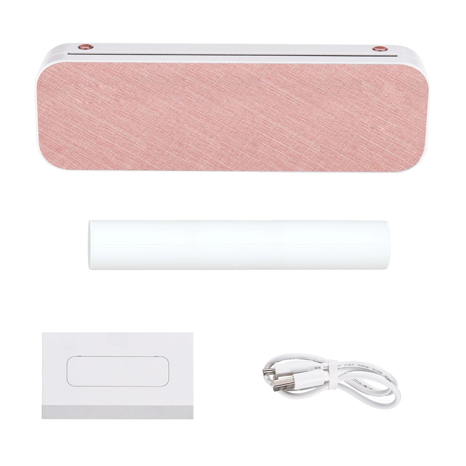 PeriPage A4 Mini Thermal Printer Wireless BT USB Mobile Printer 210mm Width Support 2-4'' Paper PDF Picture for Android iOS Oasis Select Pink