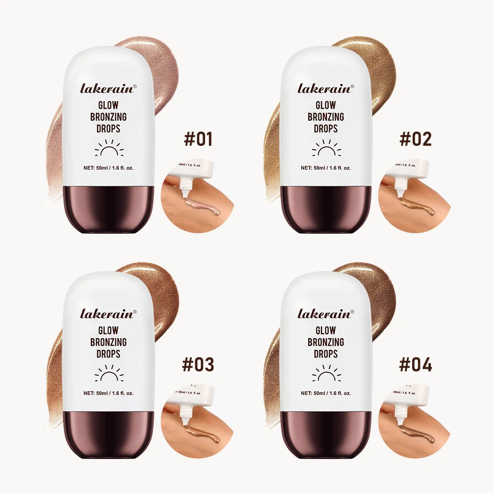 Glow Bronzing Drops Face Peptide Serums Liquid Bronzer Cream Hydrating Makeup For An Everyday Radiant Glow Summer Glow Oasis Select