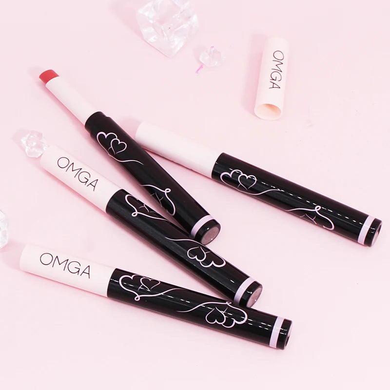 OMGA Vitality Girl Solid Lip Gloss Set – 4 Vibrant Colors Solid Lip Gloss Set Oasis Select