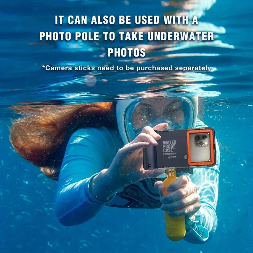 15M Professional Diving Phone Case For iPhone 16 15 14 13 12 Pro Max Underwater Taking Waterproof Cases Cover For Samsung Huawei Oasis Select