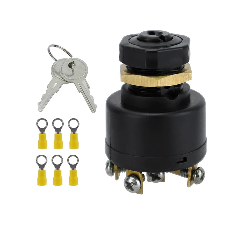 12V 3 Way Ignition Starter Switch With 2Keys For Mariner & Mercury Outboards With A Electric Choke Push To Choke Oasis Select B