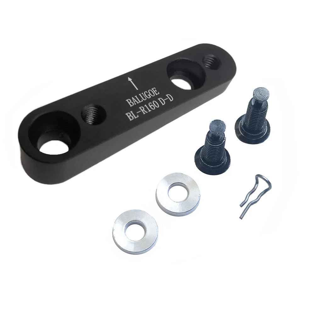 Brake Parts Disc Brake Adaptor Aluminum Alloy Black Flat Mount R160 D/D Road Bike High Performance High Quality Oasis Select A