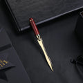 1pc exquisite mahogany letter opener, wooden letter opener for opening envelope, office gift gift letter cutting knife Oasis Select letter opener