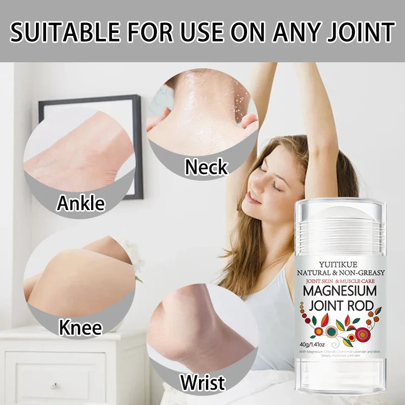 YUITIKUE Magnesium Joint Roll-On Stick 40g – Natural Relief