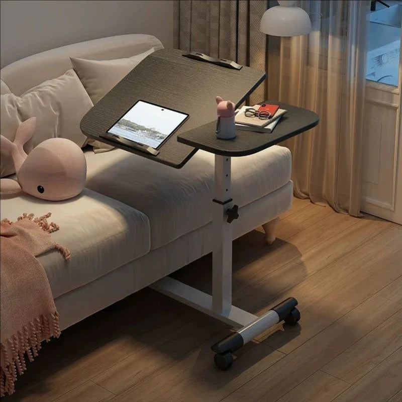 Multi-functional Standing Simple Portable Laptop Computer Desk Bed Computer Desk Floor Mobile Lift Bedside Table Durable Oasis Select