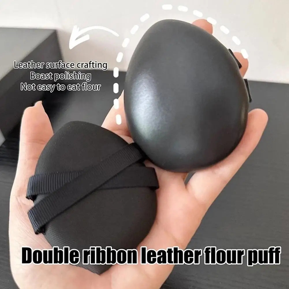 1/3PCS Black Makeup Sponge For Foundation & Concealer, Dry Wet Dual-use Powder Puff PU Leather For Flawless Full-Coverage Makeup Oasis Select