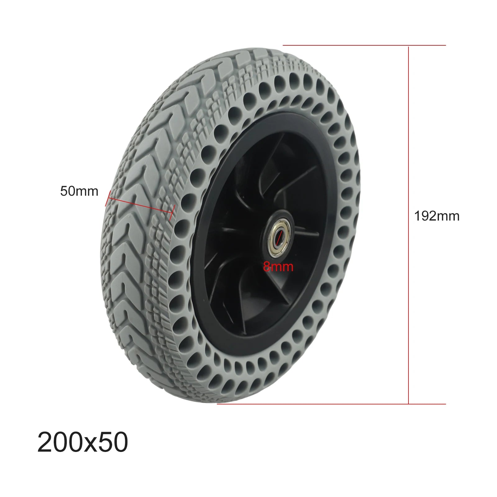 Private Land With Permission 8 Inch Wheels 200x50 Wheels Better Grip Enhanced Stability High-quality Rubber Special Tire Lines Oasis Select